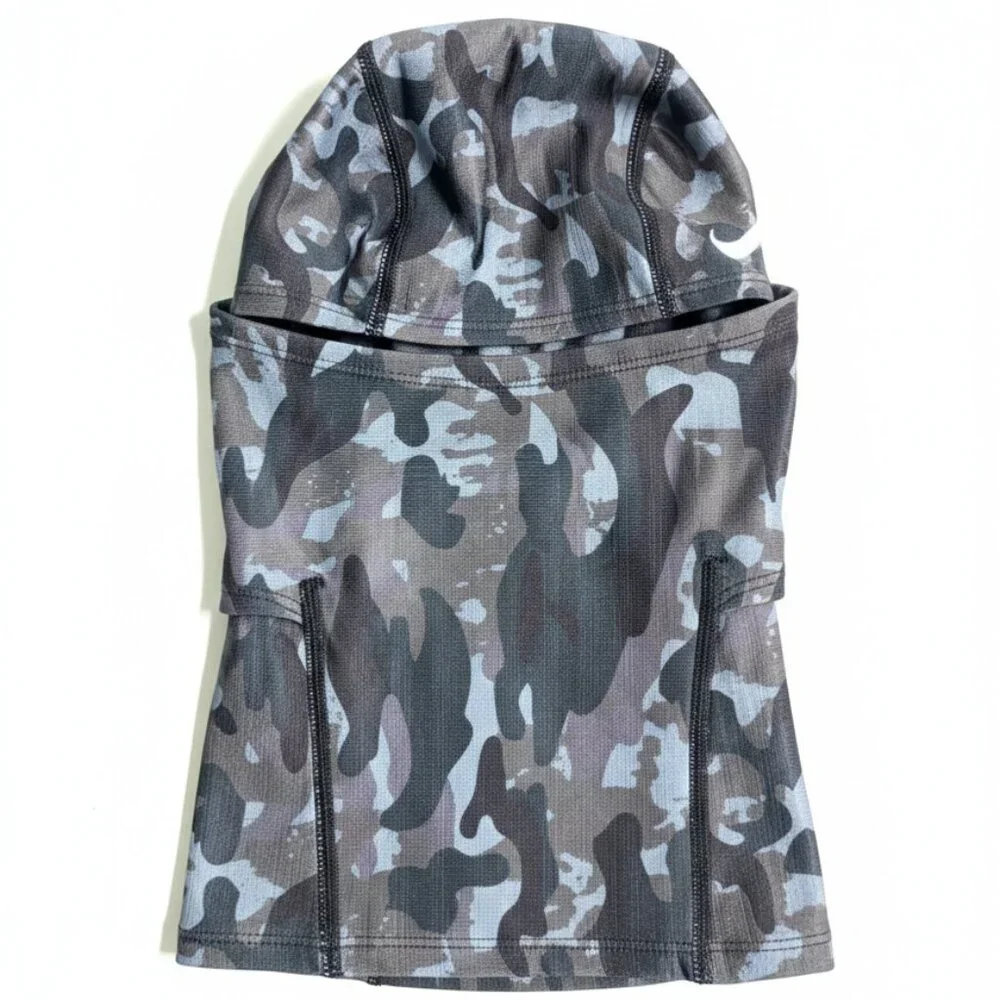Nike Pro Therma-Fit Hyperwarm Hood Football Gray Camouflage One Size NEW IN BOX